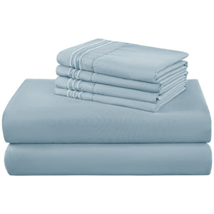 Microfiber+ 1800 TC Sheet Set -4/ 6 Pieces