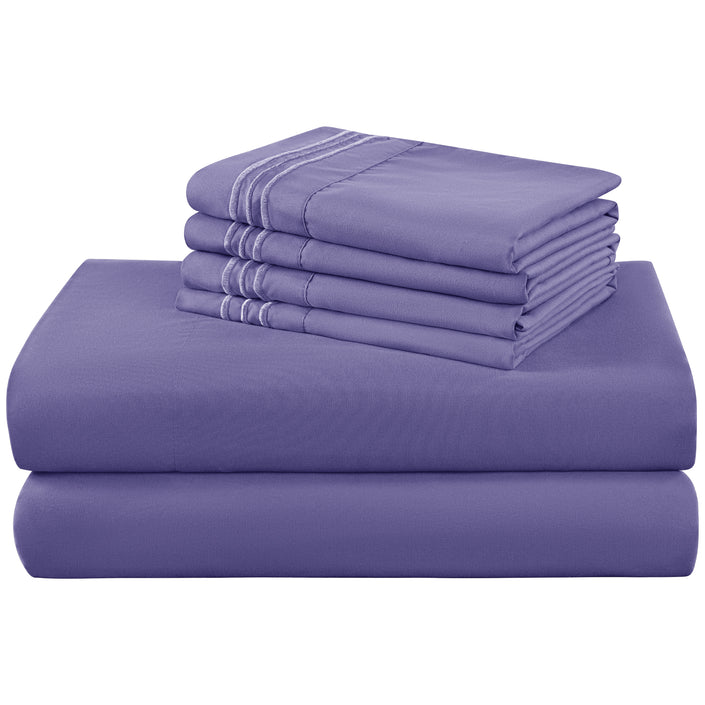 Microfiber+ 1800 TC Sheet Set -4 Pieces