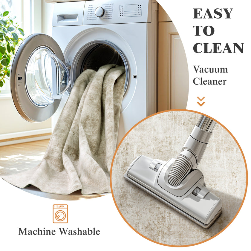 Oriental Vintage Non Slip Area Rug