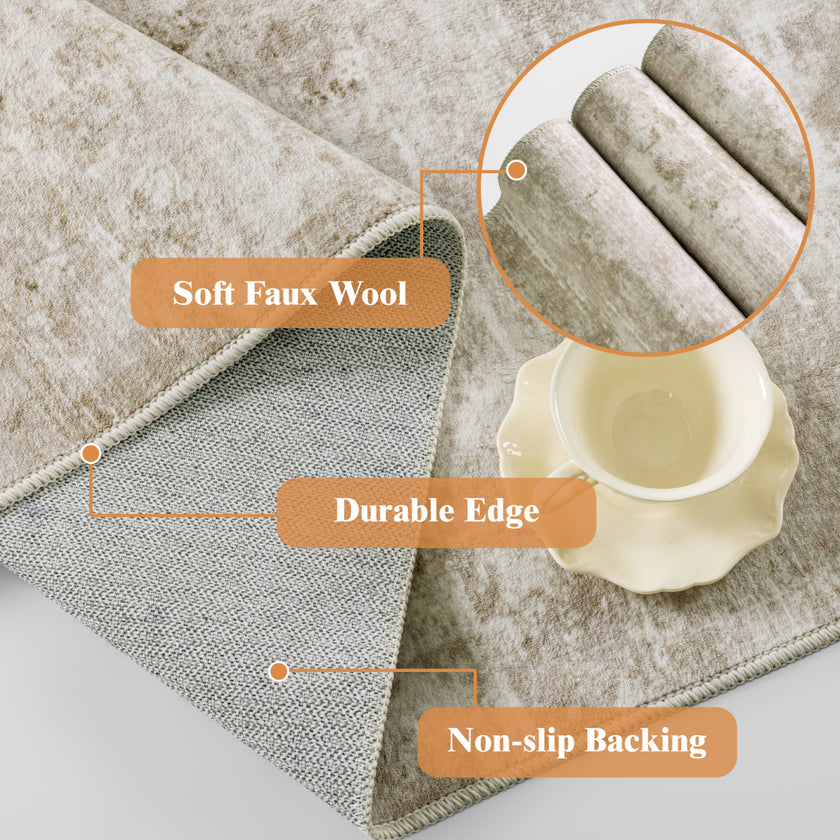 Oriental Vintage Non Slip Area Rug