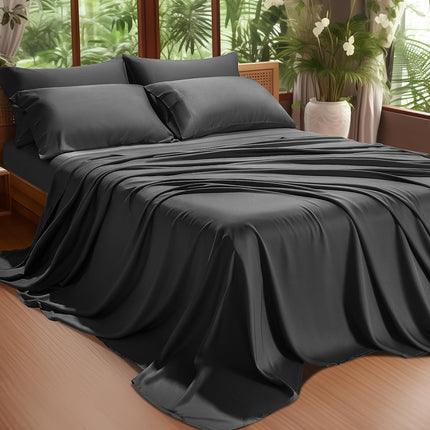 4/ 6 Pieces 100% Organic Cooling Bamboo Sheets