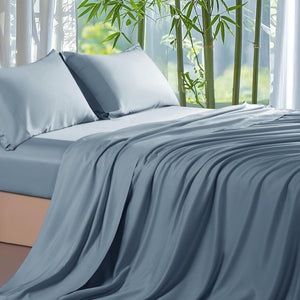 4/ 6 Pieces 100% Organic Cooling Bamboo Sheets