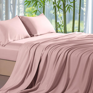 4/ 6 Pieces 100% Organic Cooling Bamboo Sheets