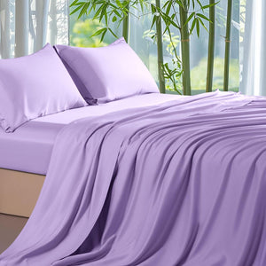 4/ 6 Pieces 100% Organic Cooling Bamboo Sheets