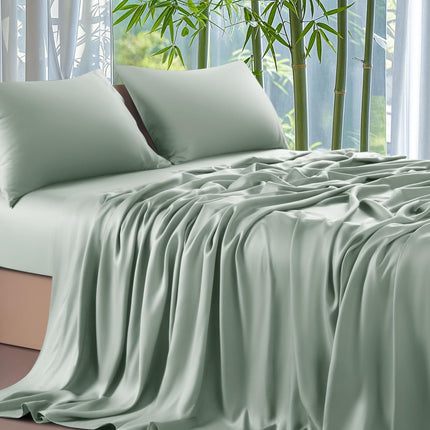 4/ 6 Pieces 100% Organic Cooling Bamboo Sheets