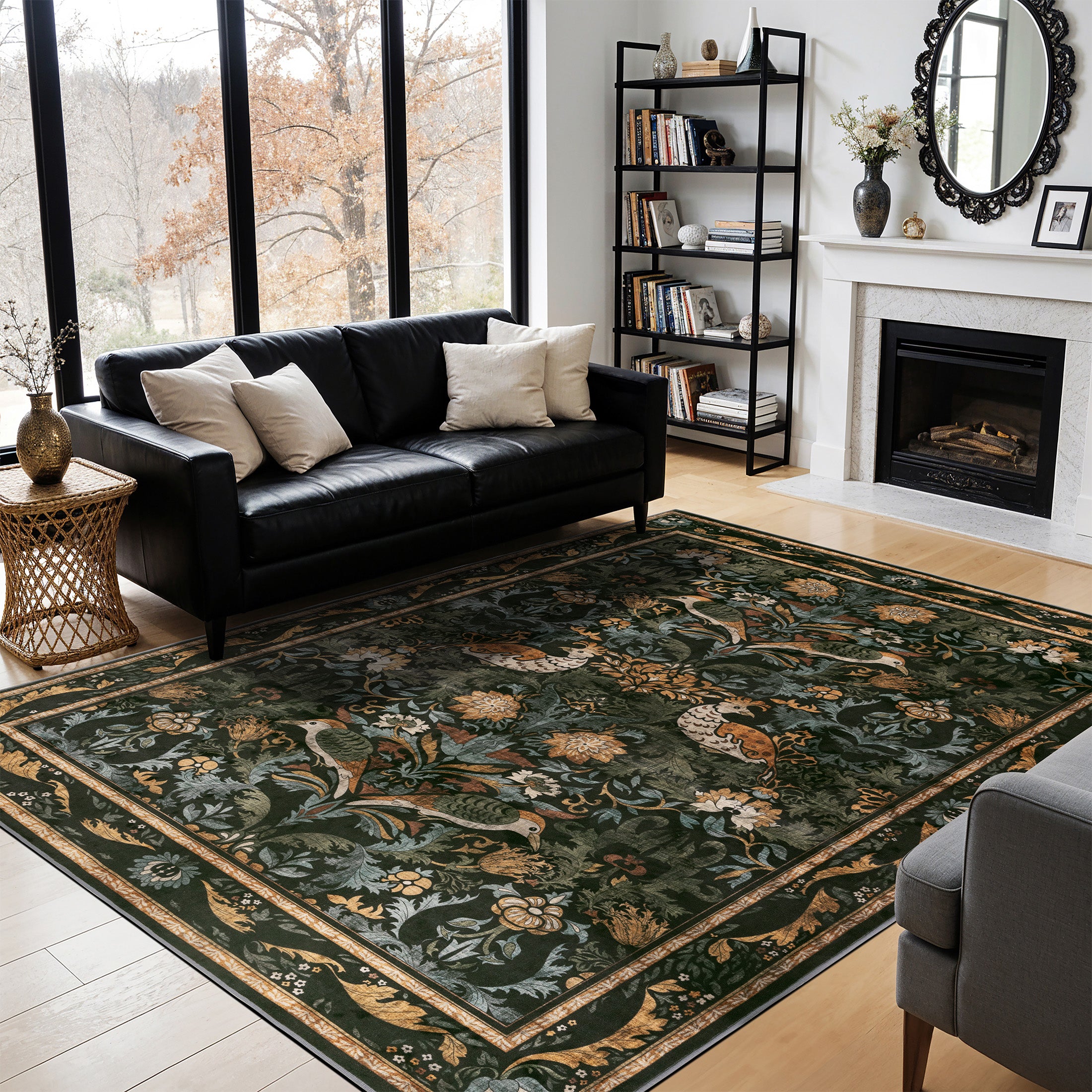 floral area rug