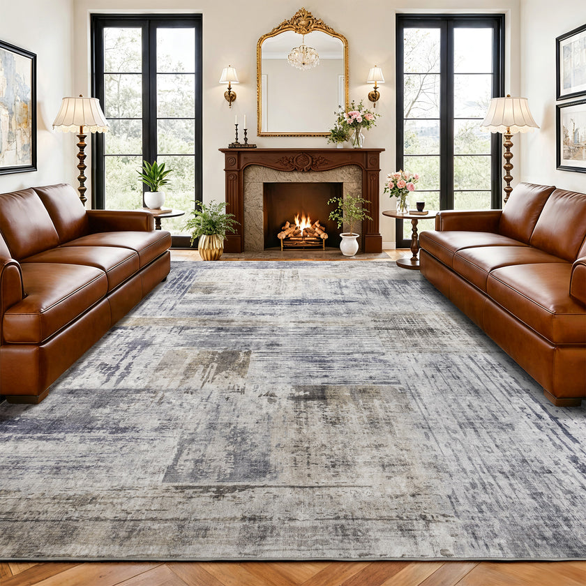 Oriental Vintage Non Slip Area Rug