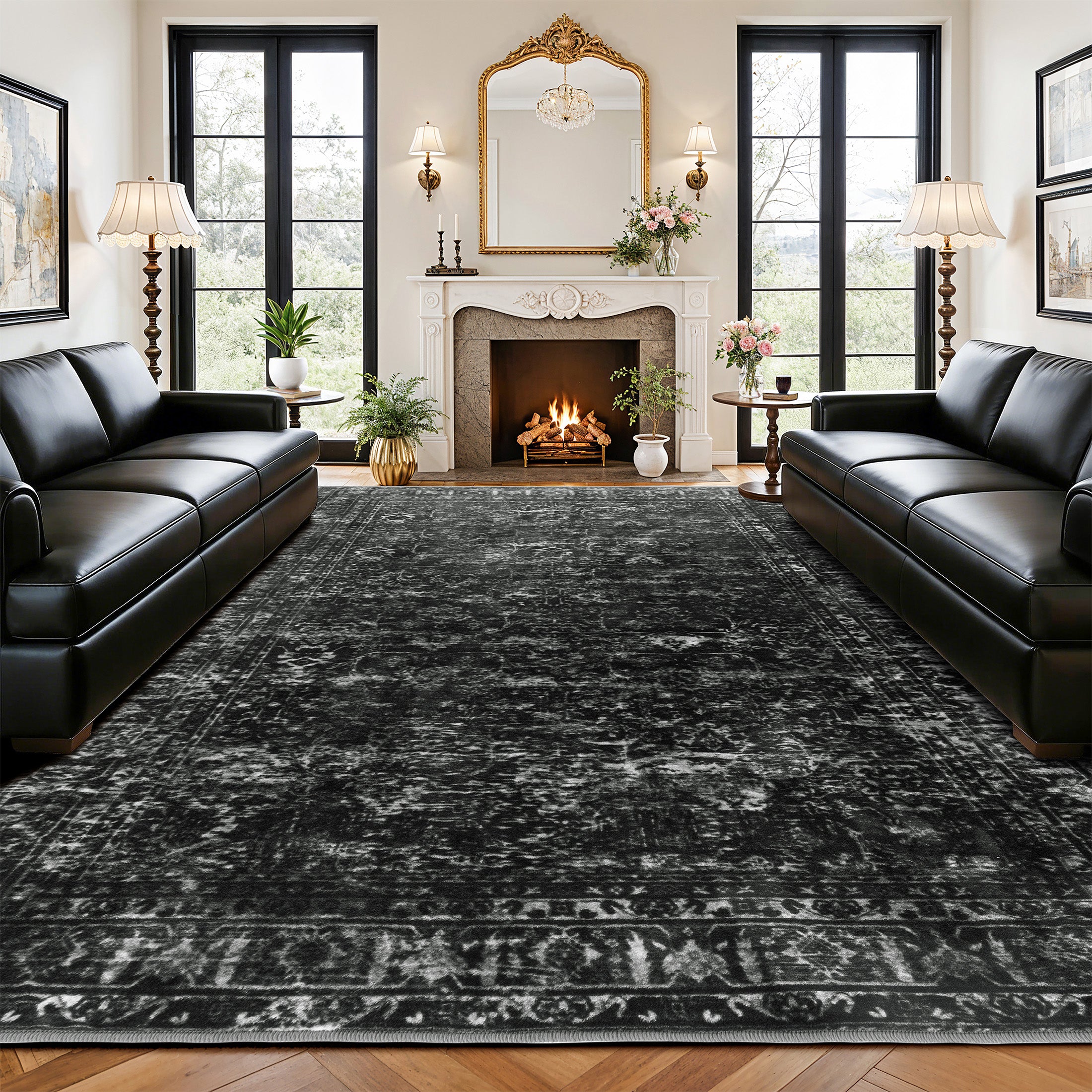 floral area rug
