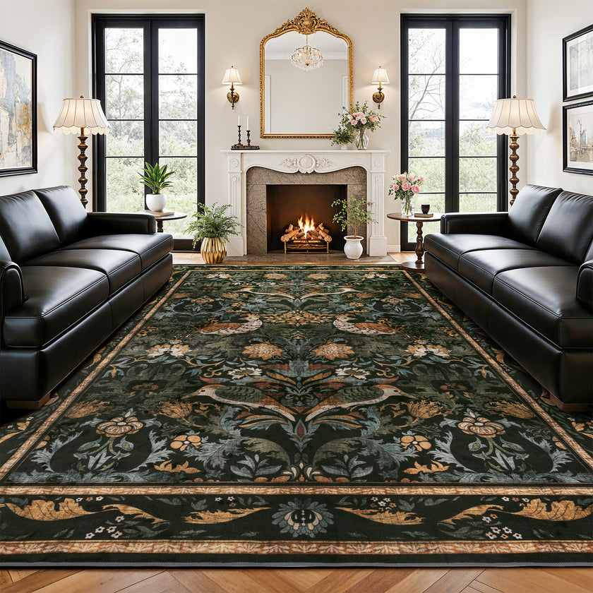 floral area rug