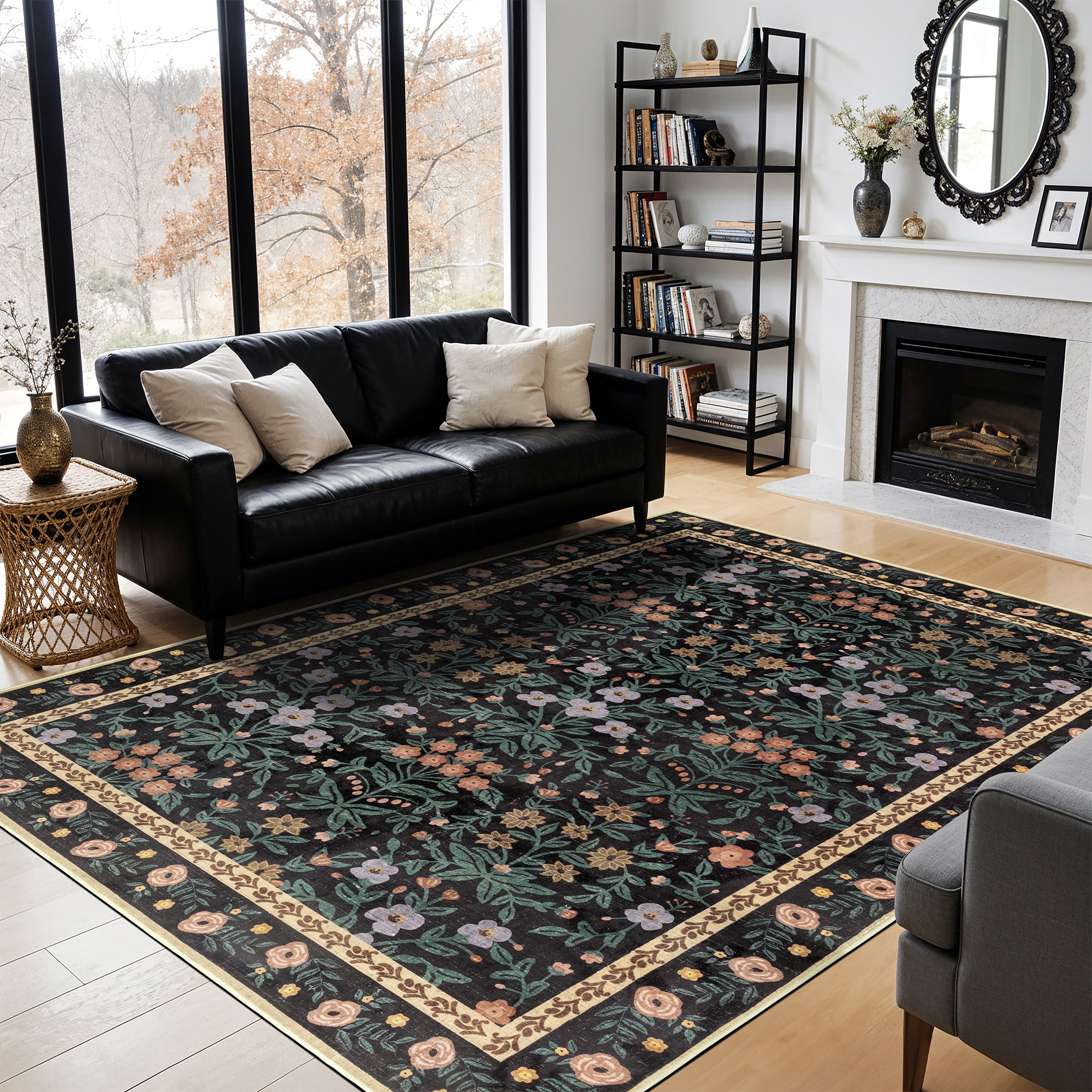 floral area rug