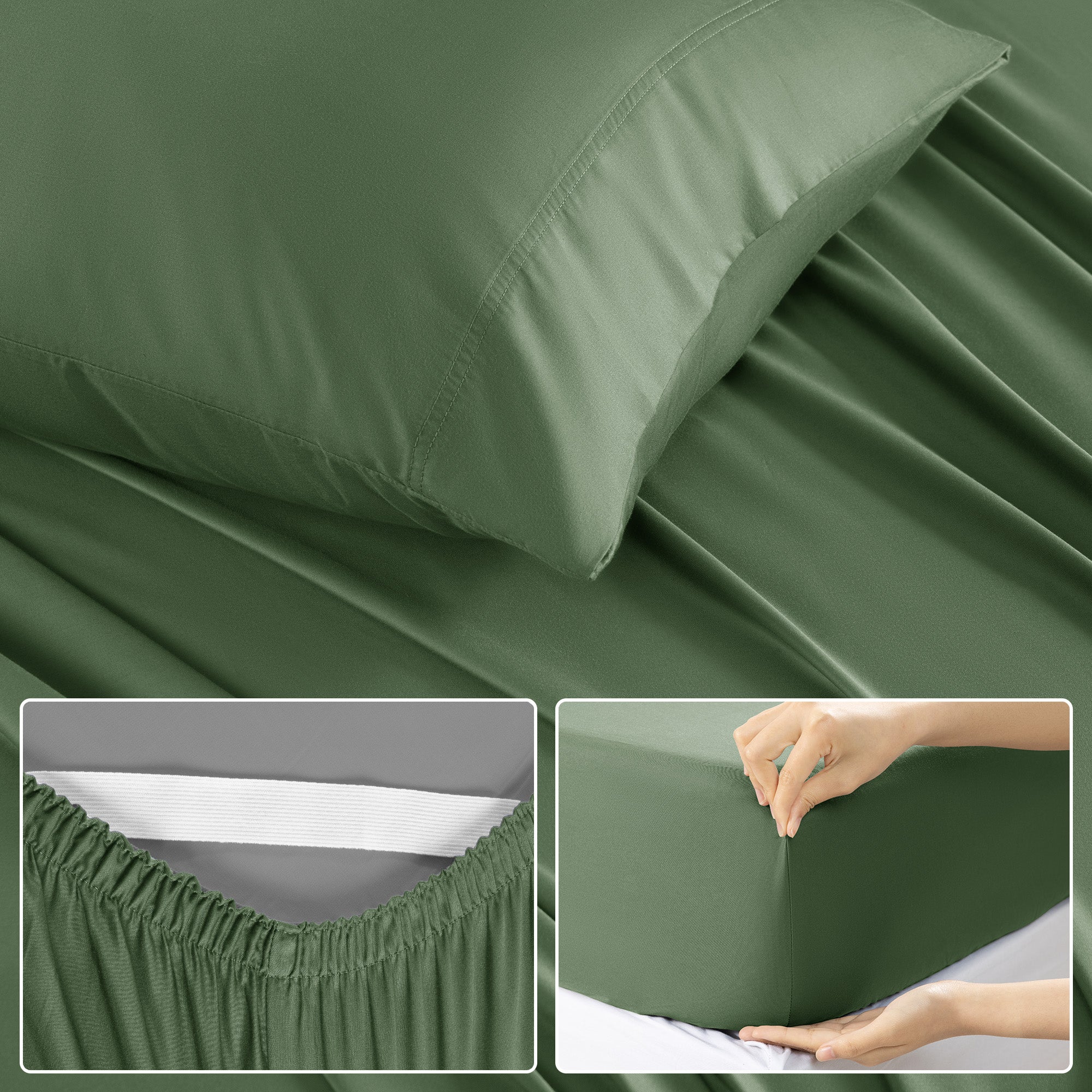 Pure Bamboo Viscose Sheet 4/6Pcs