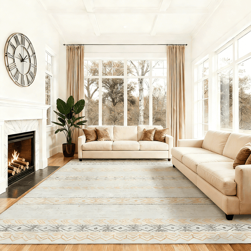 Oriental Vintage Non Slip Area Rug