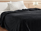 Thickened Striped Flannel Blanket