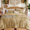 3 Piece Tufted Boho Comforter Set