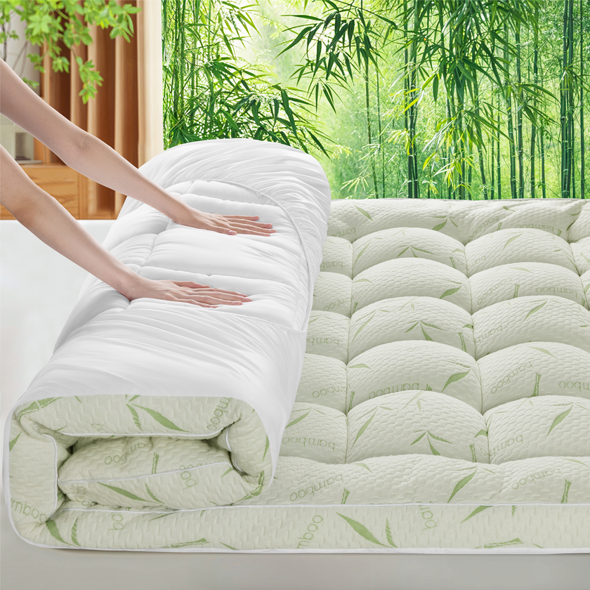 1000GSM Bamboo Mattress Topper