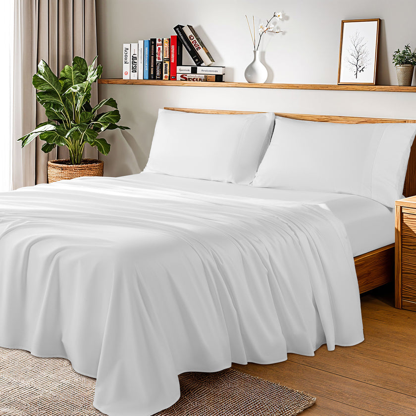 1000 Thread Count 4-Piece Cotteon Bed Sheets