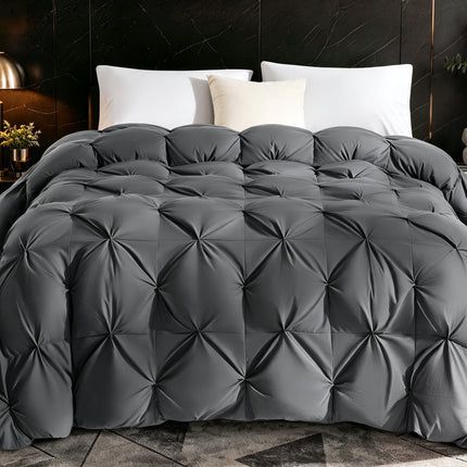 Pinch Pleat Feather Down Comforter