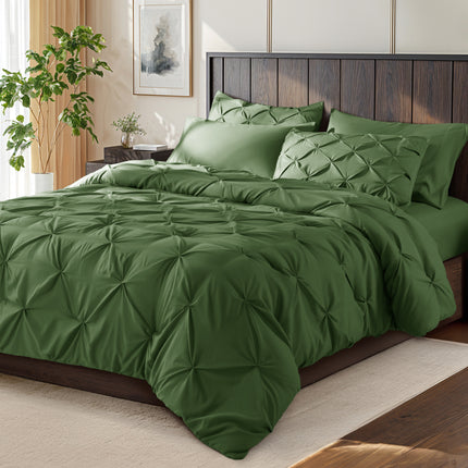 7 pieces microfiber comforter set