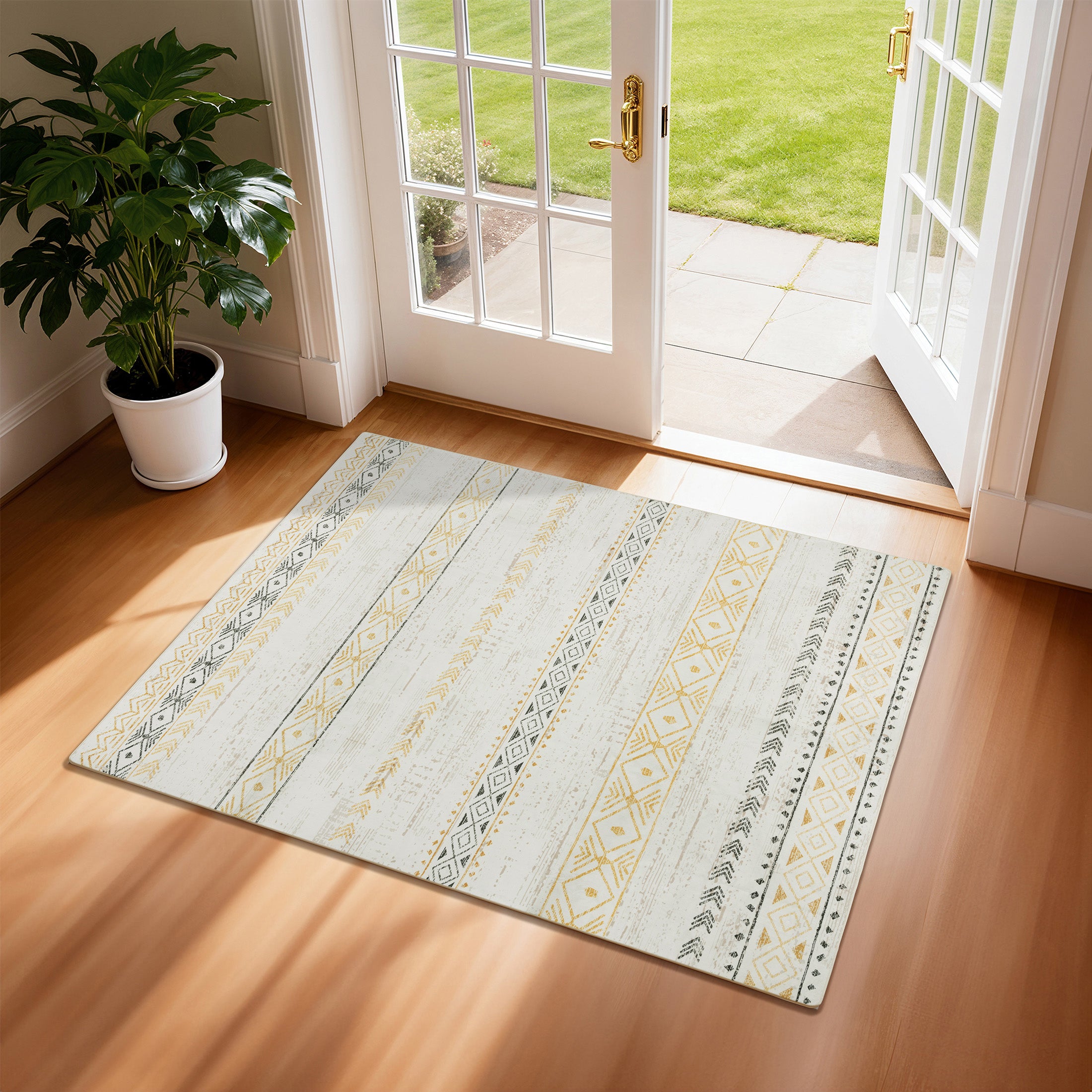 Oriental Vintage Non Slip Area Rug
