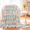Thickened Striped Flannel Blanket