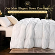 Pinch Pleat Feather Down Comforter