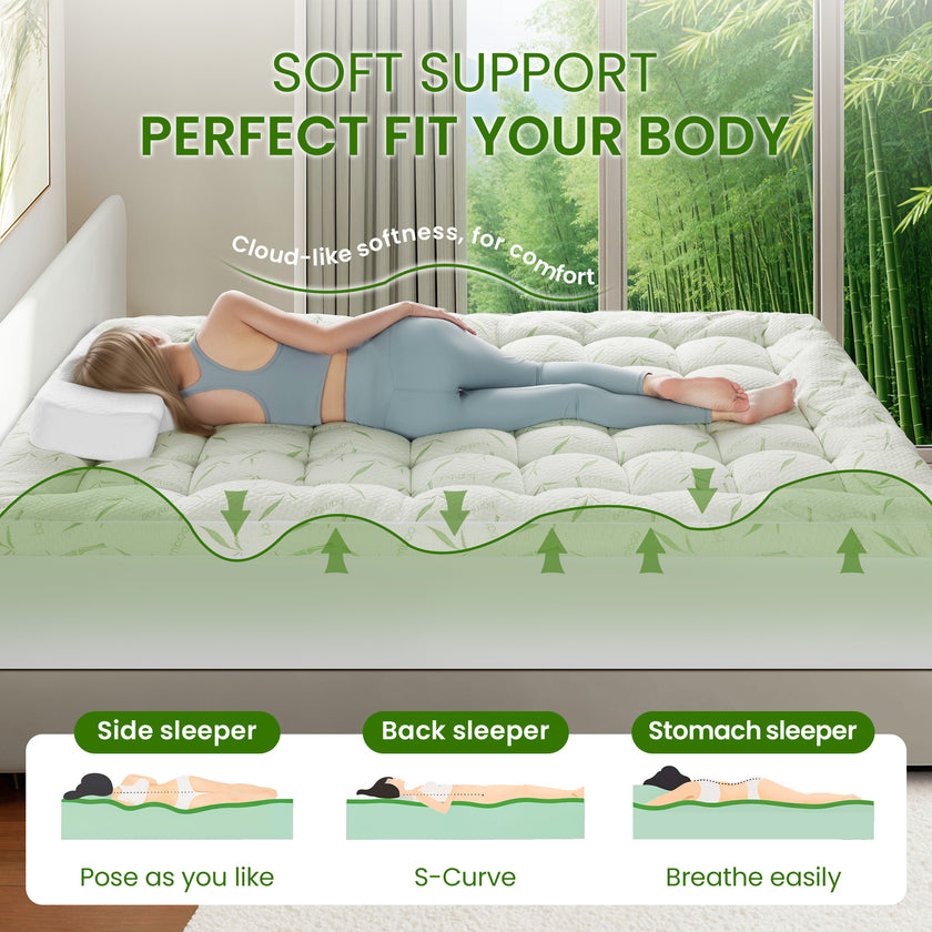 Bamboo Mattress Topper
