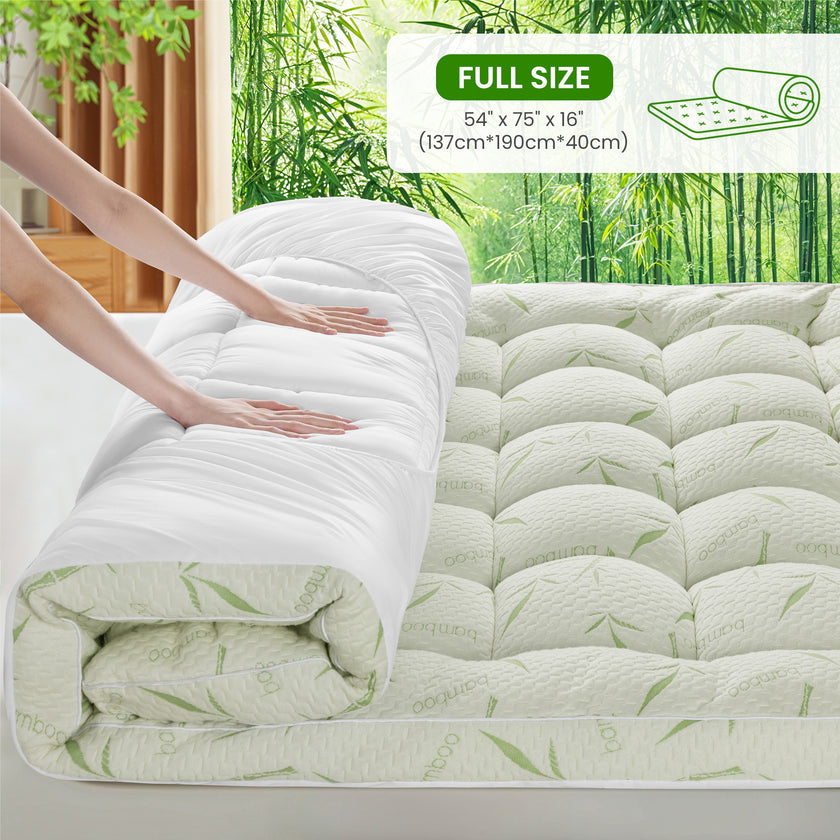 1000GSM Bamboo Mattress Topper
