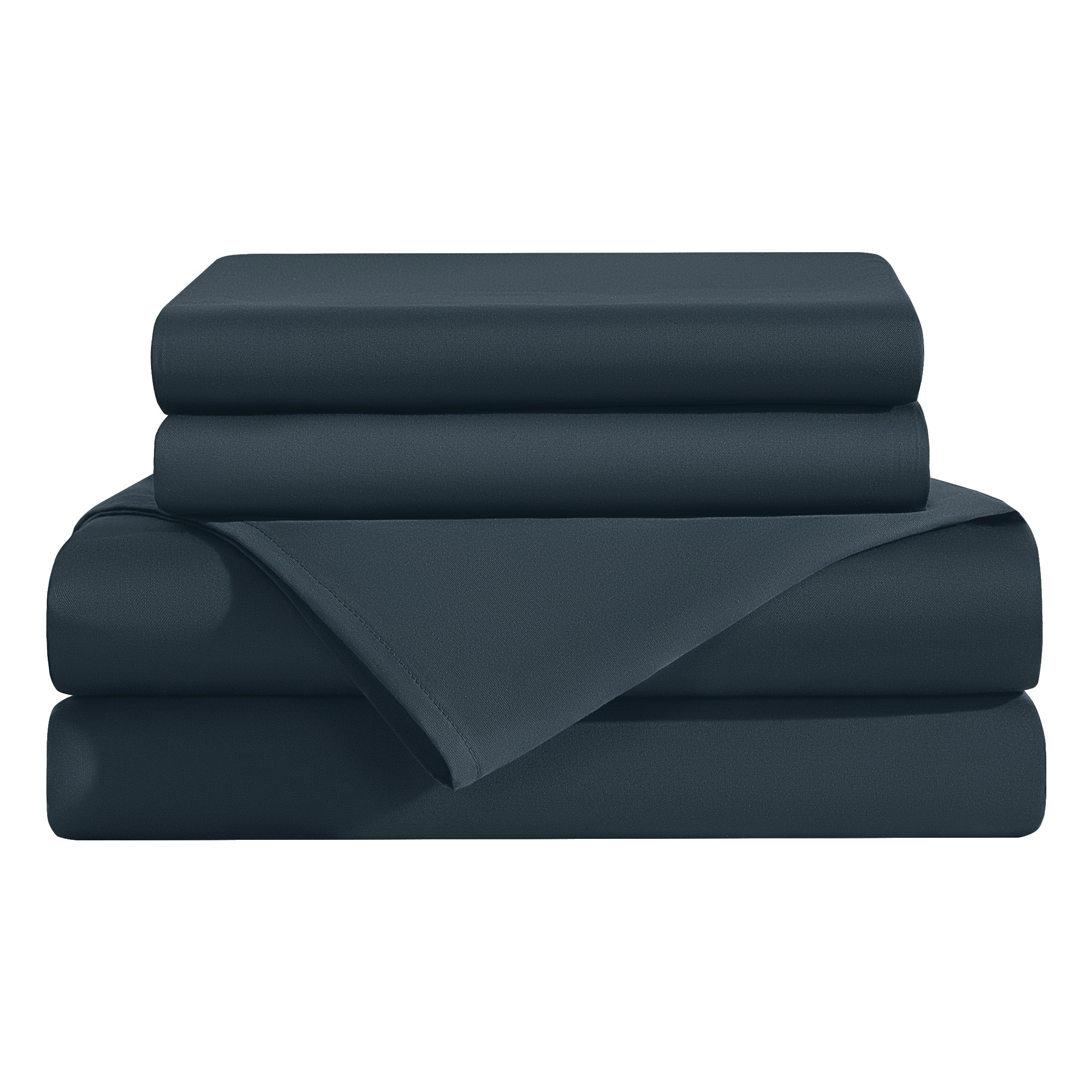 AiAngu 3/4 Pieces Bamboo Bed Sheet Set