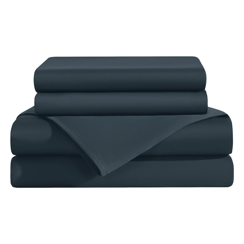 AiAngu 3/4 Pieces Bamboo Bed Sheet Set