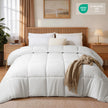 Down Alternative Comforter – All Season Quilted Microfiber, Soft Lightweight Bedding