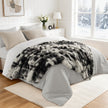 Faux Rabbit Fur Throw Blanket