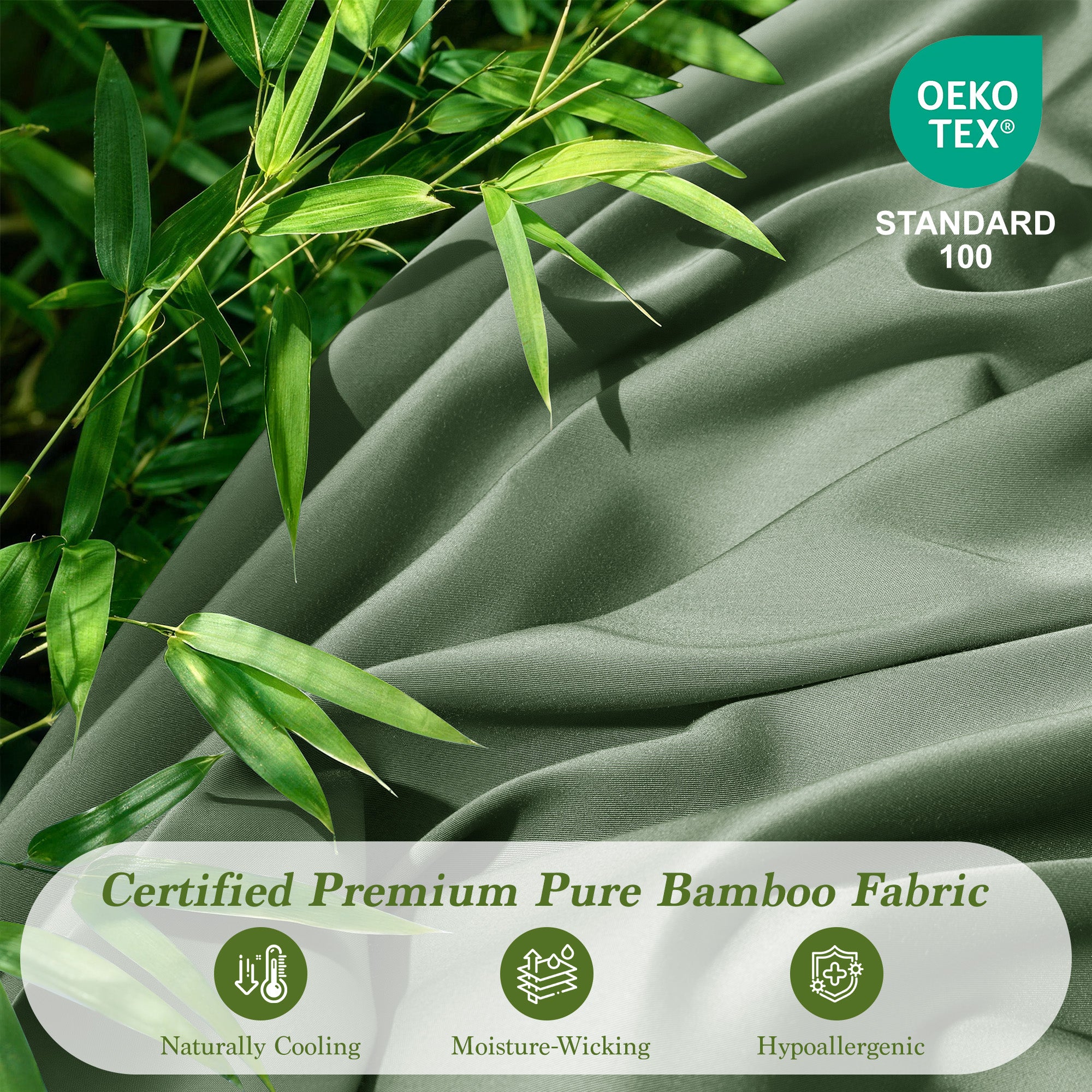 Pure Bamboo Viscose Sheet 4/6Pcs