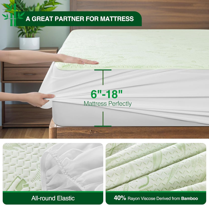 Waterproof Cooling Mattress Protector