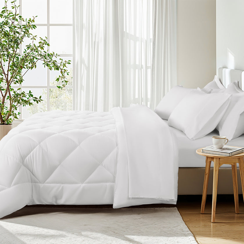 7/5 pieces microfiber comforter set