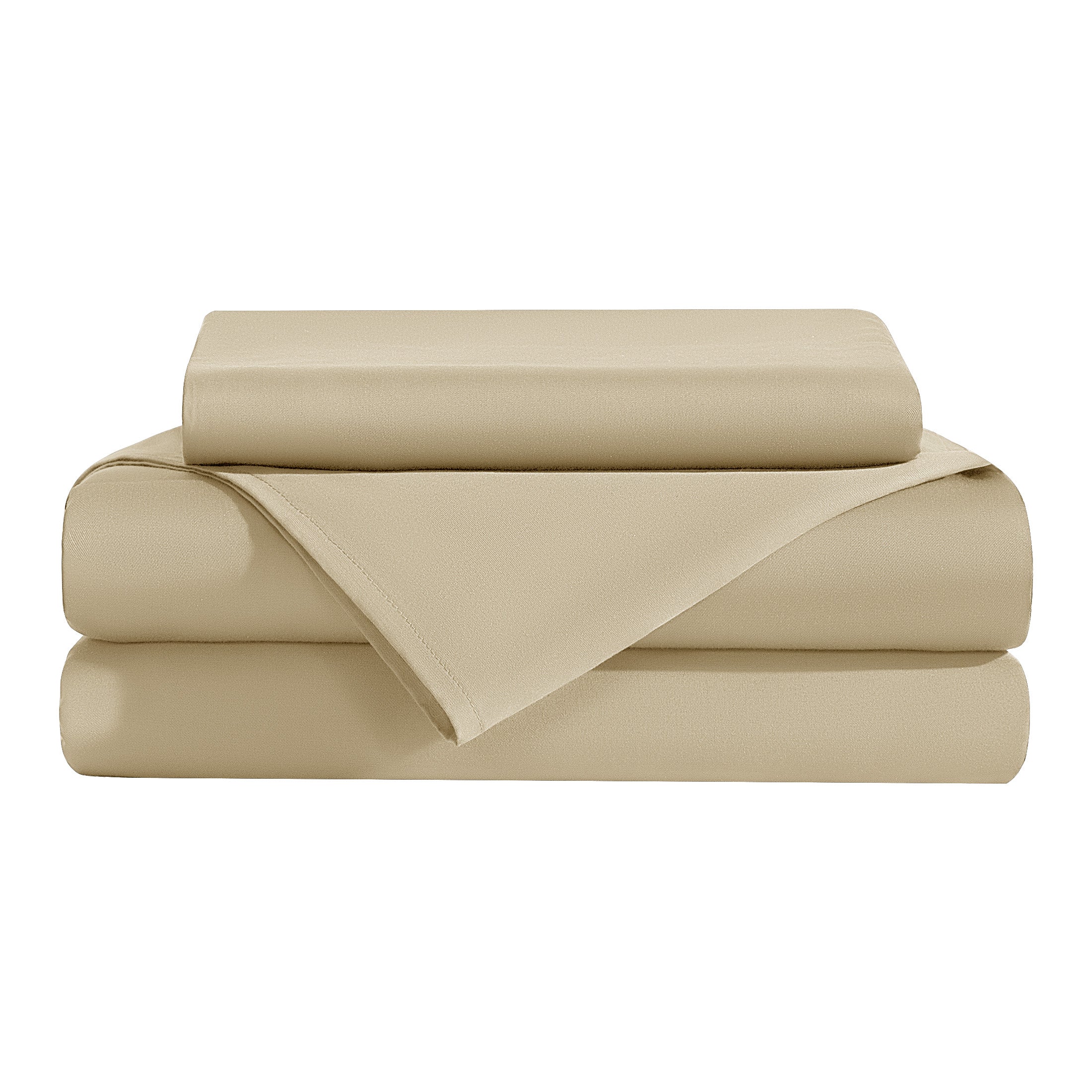 AiAngu 3/4 Pieces Bamboo Bed Sheet Set