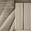 Linen Blend Full Blackout Curtains