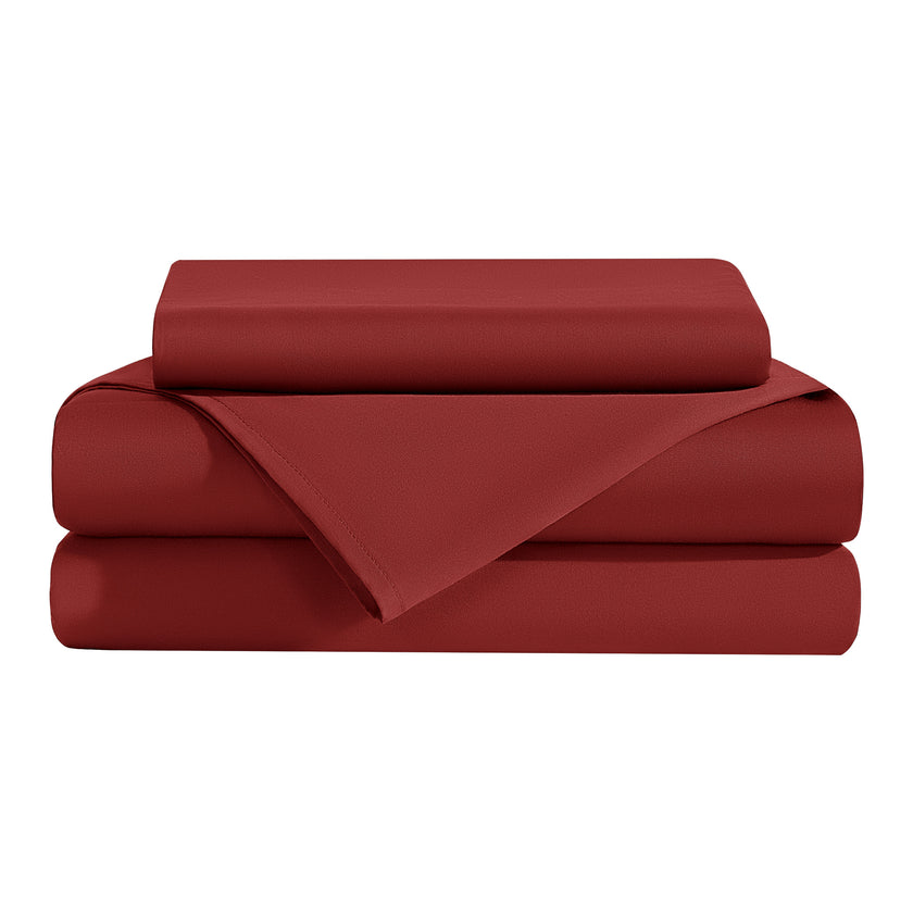AiAngu 3/4 Pieces Bamboo Bed Sheet Set