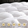 Pinch Pleat Feather Down Comforter