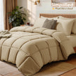 Down Alternative Comforter – All Season Quilted Microfiber, Soft Lightweight Bedding