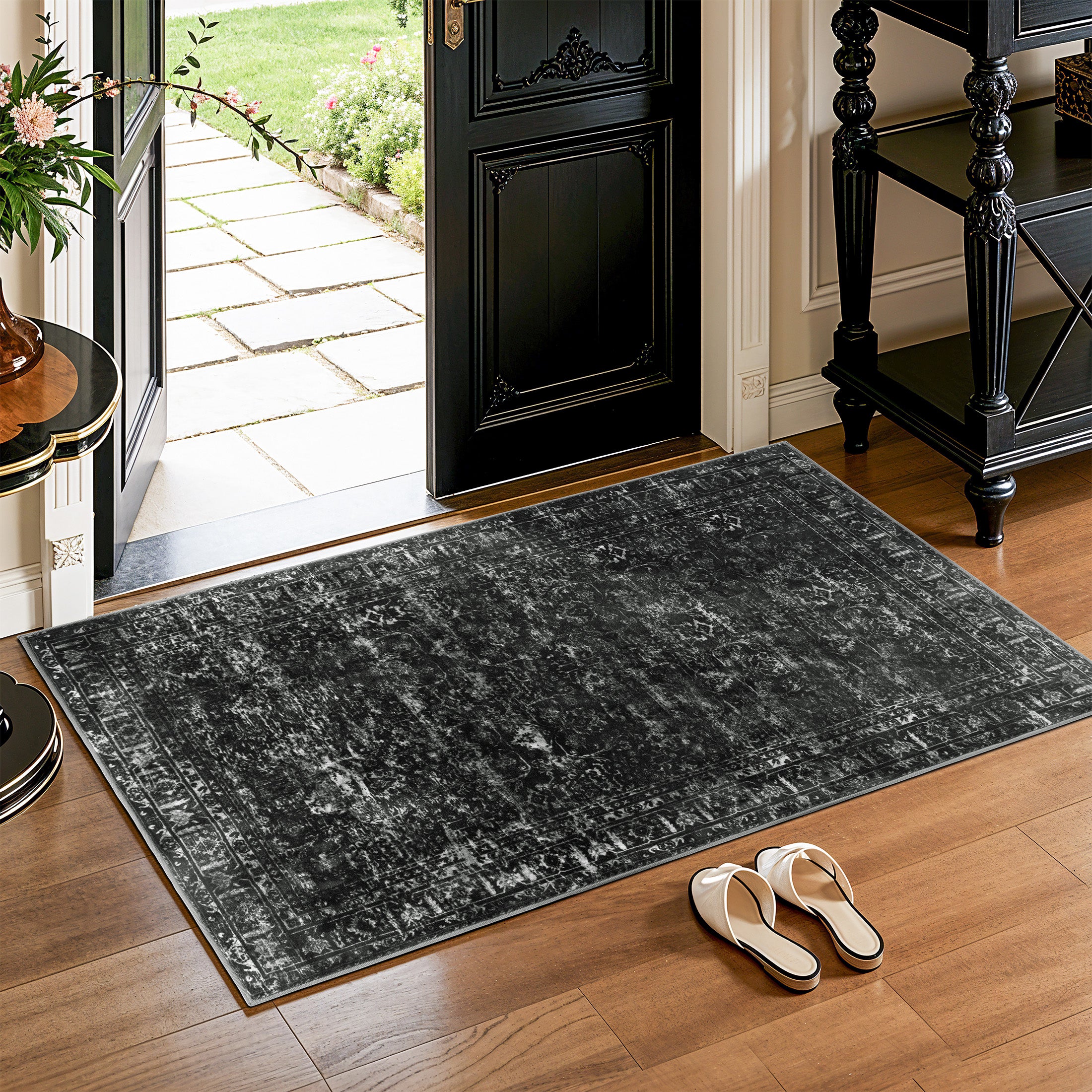 floral area rug