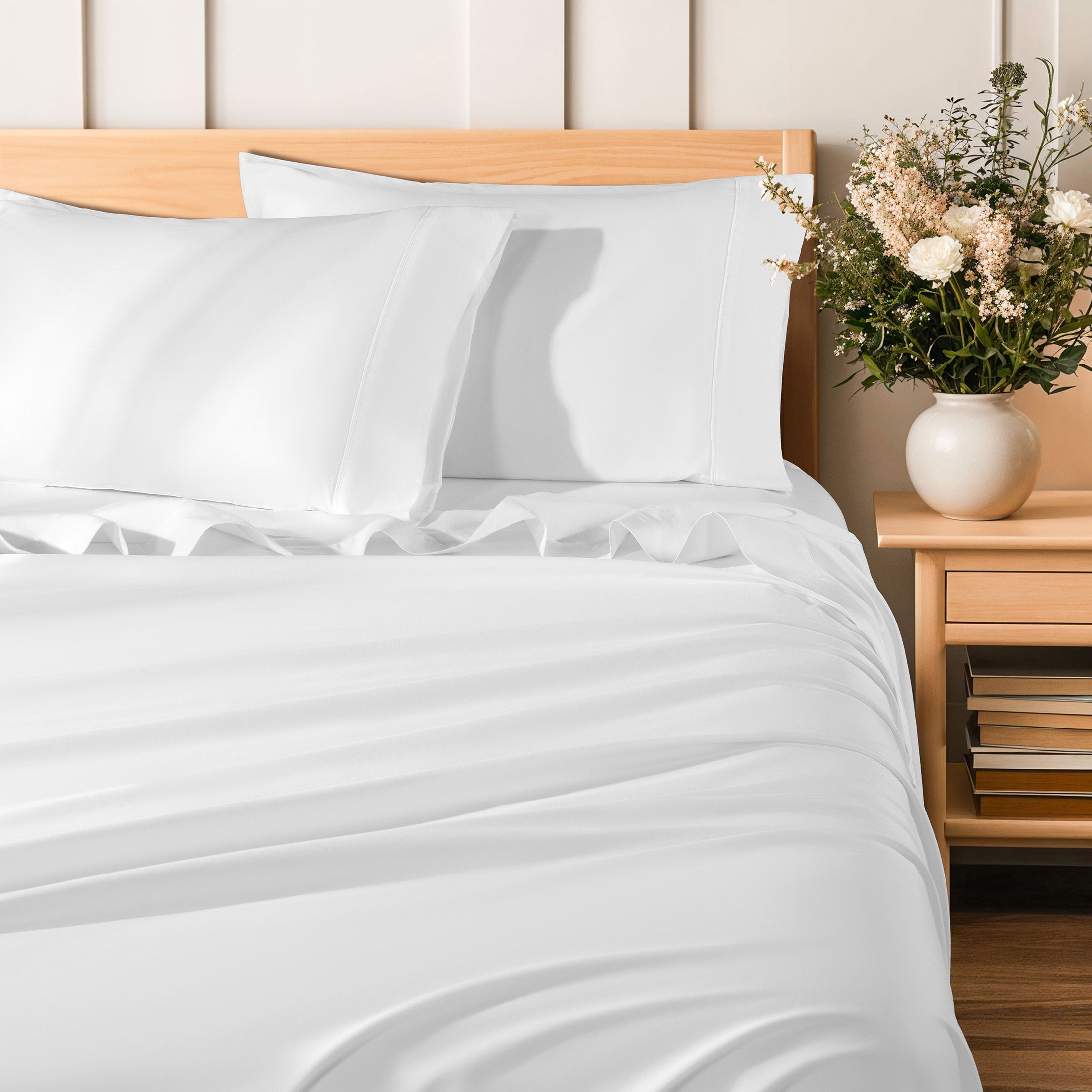 1000 Thread Count 4-Piece Cotteon Bed Sheets