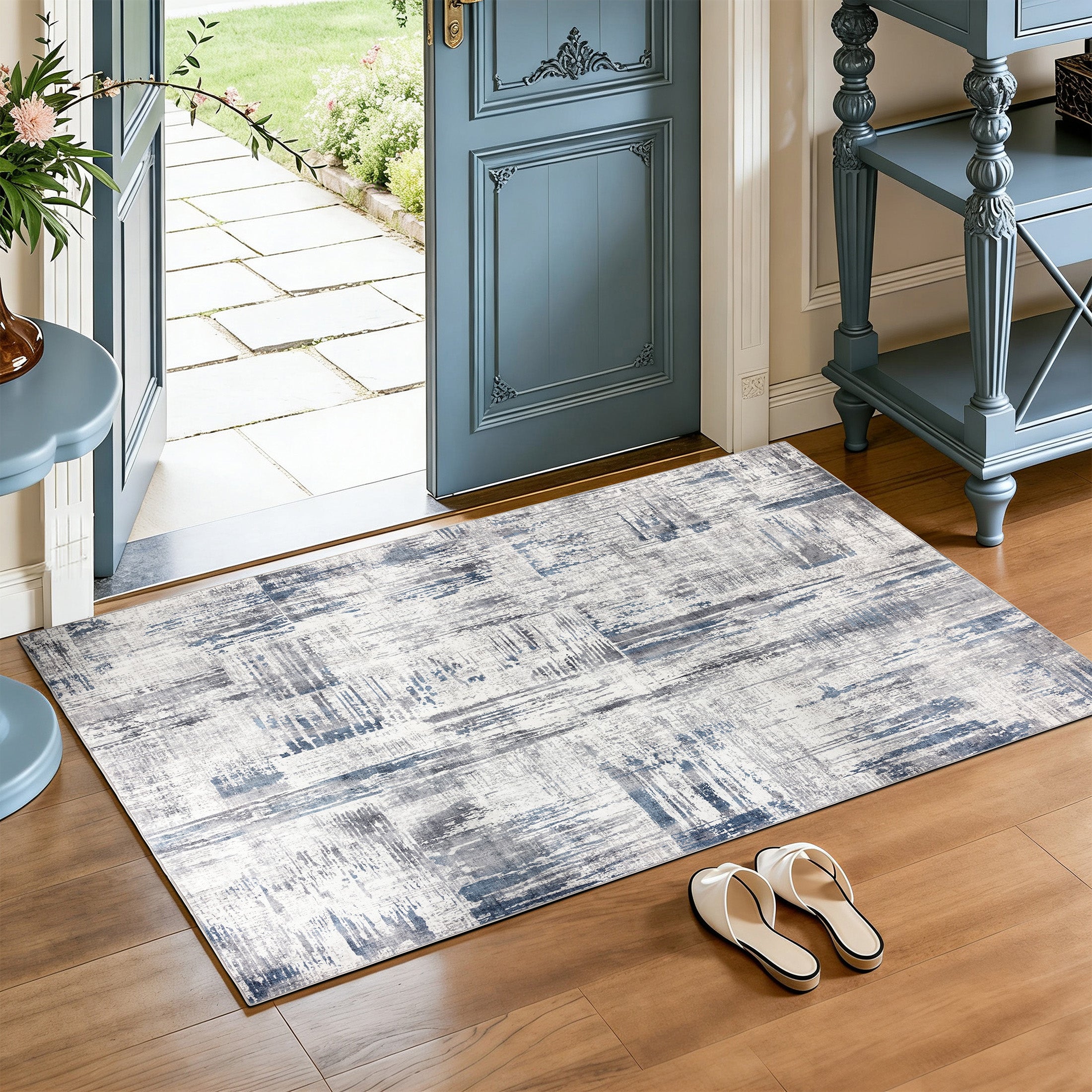 Oriental Vintage Non Slip Area Rug