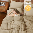 Down Alternative Comforter – All Season Quilted Microfiber, Soft Lightweight Bedding