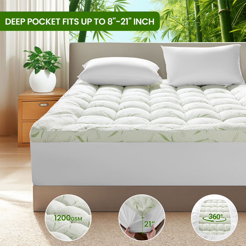 Bamboo Mattress Topper