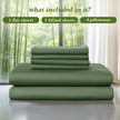 Pure Bamboo Viscose Sheet 4/6Pcs