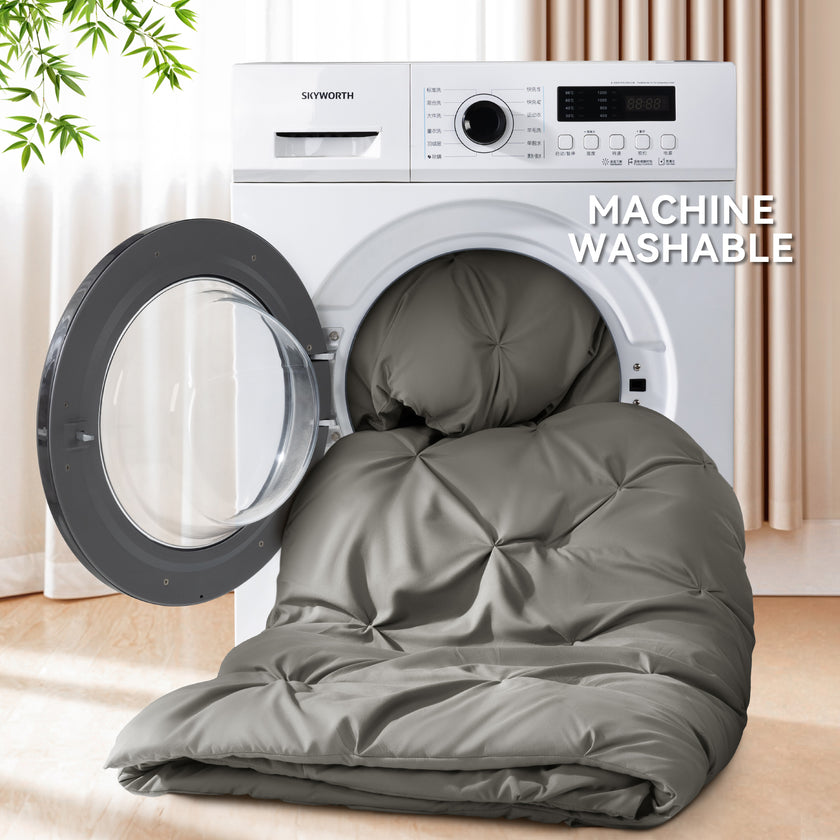 7 pieces microfiber comforter set