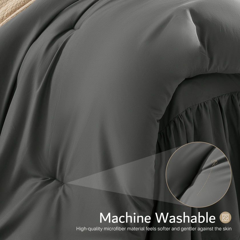 8-Piece Microfiber Comforter Set