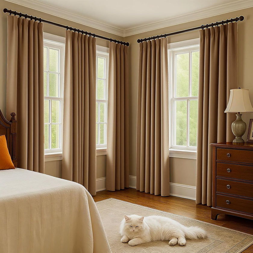 Velvet Semi Blackout Curtains