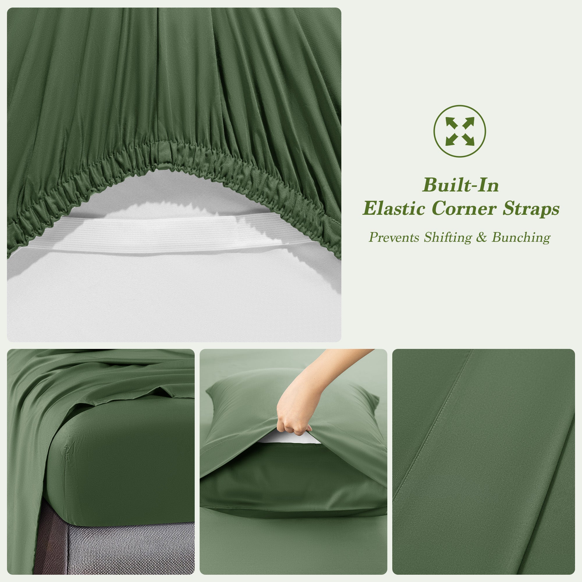 Pure Bamboo Viscose Sheet 4/6Pcs
