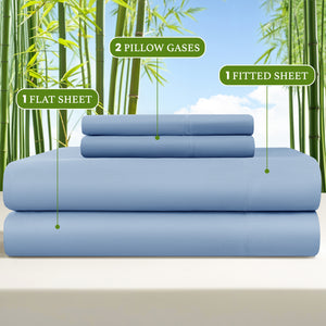 4/ 6 Pieces 100% Organic Cooling Bamboo Sheets